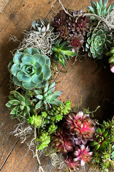 Newcastle // Succulent Wreath Workshop