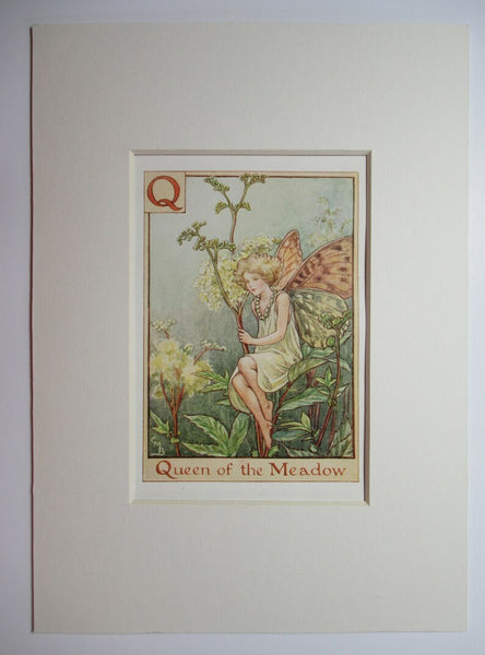 Alphabet Flower Fairy - Q is for Queen of the Meadow